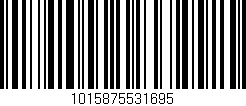 Código de barras (EAN, GTIN, SKU, ISBN): '1015875531695'