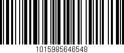 Código de barras (EAN, GTIN, SKU, ISBN): '1015985646548'