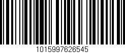 Código de barras (EAN, GTIN, SKU, ISBN): '1015997626545'