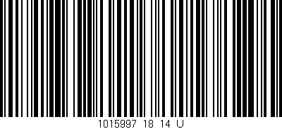 Código de barras (EAN, GTIN, SKU, ISBN): '1015997_18_14_U'