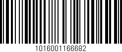 Código de barras (EAN, GTIN, SKU, ISBN): '1016001166682'