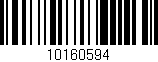 Código de barras (EAN, GTIN, SKU, ISBN): '10160594'