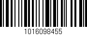 Código de barras (EAN, GTIN, SKU, ISBN): '1016098455'