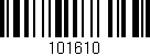 Código de barras (EAN, GTIN, SKU, ISBN): '101610'