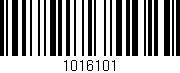 Código de barras (EAN, GTIN, SKU, ISBN): '1016101'