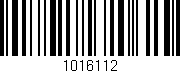 Código de barras (EAN, GTIN, SKU, ISBN): '1016112'