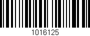 Código de barras (EAN, GTIN, SKU, ISBN): '1016125'