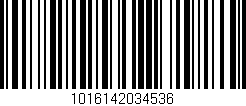 Código de barras (EAN, GTIN, SKU, ISBN): '1016142034536'