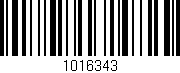 Código de barras (EAN, GTIN, SKU, ISBN): '1016343'