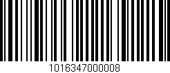 Código de barras (EAN, GTIN, SKU, ISBN): '1016347000008'