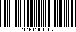 Código de barras (EAN, GTIN, SKU, ISBN): '1016348000007'