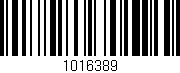 Código de barras (EAN, GTIN, SKU, ISBN): '1016389'
