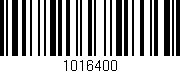 Código de barras (EAN, GTIN, SKU, ISBN): '1016400'