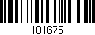 Código de barras (EAN, GTIN, SKU, ISBN): '101675'