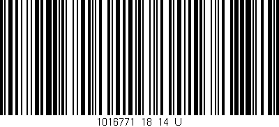 Código de barras (EAN, GTIN, SKU, ISBN): '1016771_18_14_U'