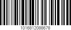 Código de barras (EAN, GTIN, SKU, ISBN): '1016812088678'