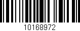 Código de barras (EAN, GTIN, SKU, ISBN): '10168972'