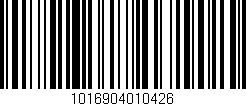 Código de barras (EAN, GTIN, SKU, ISBN): '1016904010426'