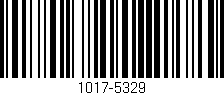 Código de barras (EAN, GTIN, SKU, ISBN): '1017-5329'