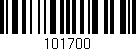 Código de barras (EAN, GTIN, SKU, ISBN): '101700'