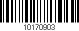 Código de barras (EAN, GTIN, SKU, ISBN): '10170903'