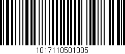 Código de barras (EAN, GTIN, SKU, ISBN): '1017110501005'