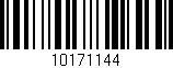 Código de barras (EAN, GTIN, SKU, ISBN): '10171144'