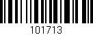 Código de barras (EAN, GTIN, SKU, ISBN): '101713'