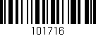 Código de barras (EAN, GTIN, SKU, ISBN): '101716'