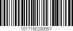 Código de barras (EAN, GTIN, SKU, ISBN): '1017160200057'