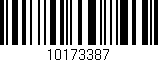 Código de barras (EAN, GTIN, SKU, ISBN): '10173387'