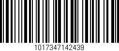 Código de barras (EAN, GTIN, SKU, ISBN): '1017347142439'