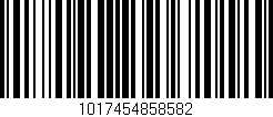 Código de barras (EAN, GTIN, SKU, ISBN): '1017454858582'