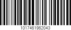 Código de barras (EAN, GTIN, SKU, ISBN): '1017461962043'