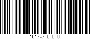 Código de barras (EAN, GTIN, SKU, ISBN): '101747_0_0_U'