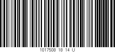 Código de barras (EAN, GTIN, SKU, ISBN): '1017508_18_14_U'