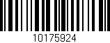 Código de barras (EAN, GTIN, SKU, ISBN): '10175924'