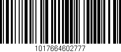 Código de barras (EAN, GTIN, SKU, ISBN): '1017664602777'