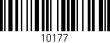 Código de barras (EAN, GTIN, SKU, ISBN): '10177'