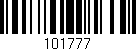 Código de barras (EAN, GTIN, SKU, ISBN): '101777'