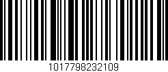 Código de barras (EAN, GTIN, SKU, ISBN): '1017798232109'