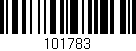 Código de barras (EAN, GTIN, SKU, ISBN): '101783'