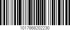 Código de barras (EAN, GTIN, SKU, ISBN): '1017868202230'