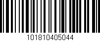 Código de barras (EAN, GTIN, SKU, ISBN): '101810405044'