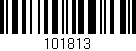 Código de barras (EAN, GTIN, SKU, ISBN): '101813'