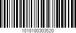 Código de barras (EAN, GTIN, SKU, ISBN): '1018180303520'