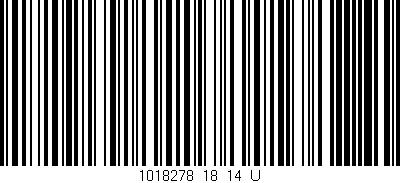 Código de barras (EAN, GTIN, SKU, ISBN): '1018278_18_14_U'
