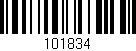 Código de barras (EAN, GTIN, SKU, ISBN): '101834'