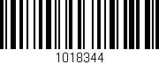 Código de barras (EAN, GTIN, SKU, ISBN): '1018344'