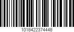 Código de barras (EAN, GTIN, SKU, ISBN): '1018422374448'